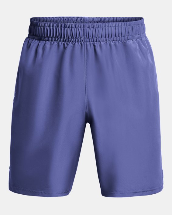 UA Woven Shorts mit Schriftzug für Herren, Purple, pdpMainDesktop image number 4